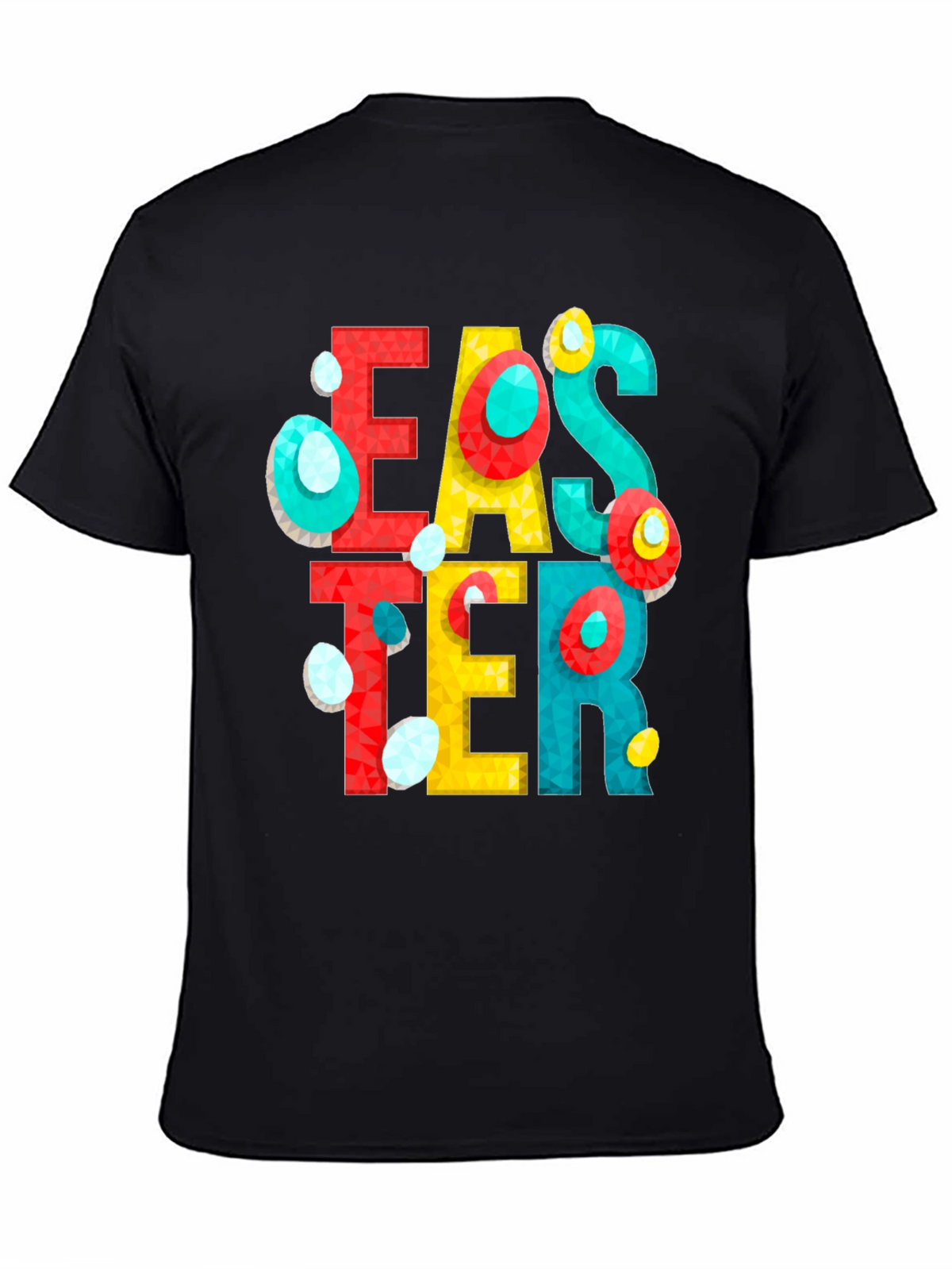 Easter Egg Hunt T-Shirt - Geometric Design