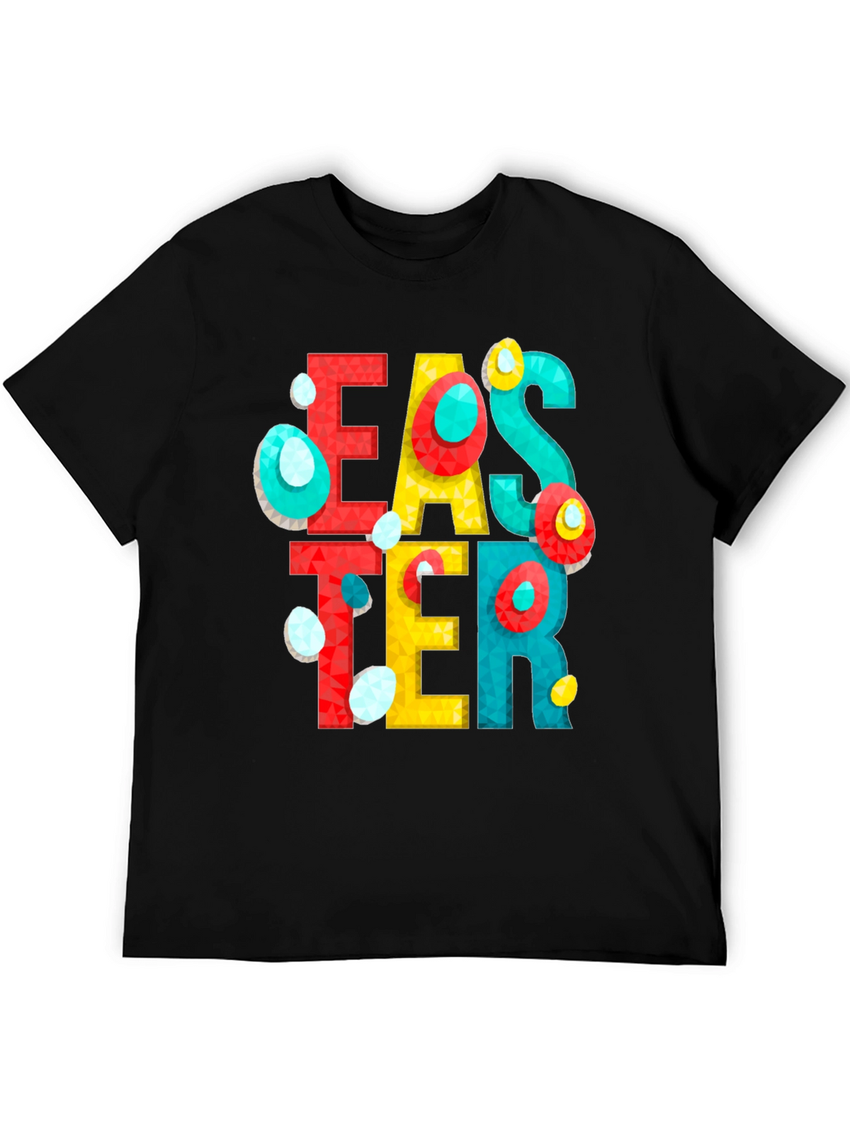 Easter Egg Hunt T-Shirt - Geometric Design