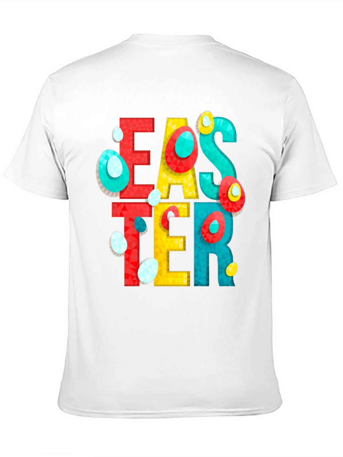 Easter Egg Hunt T-Shirt - Geometric Design