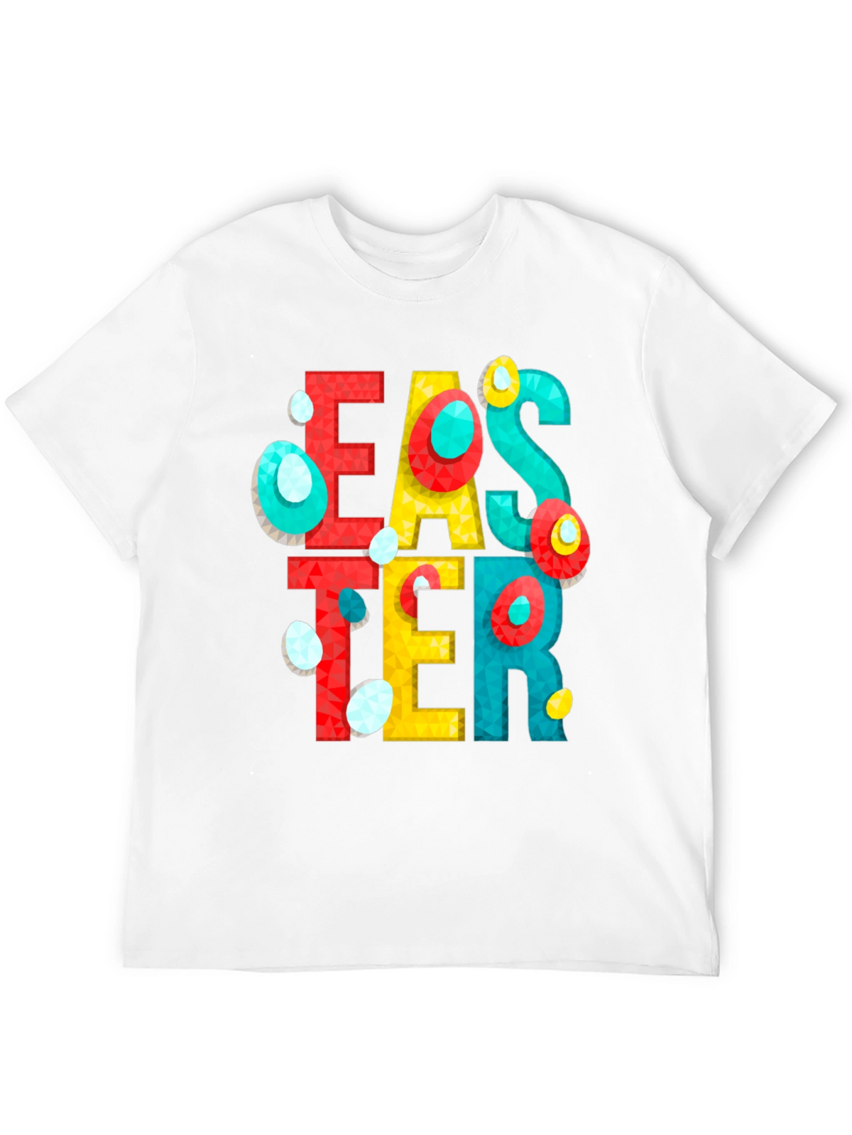 Easter Egg Hunt T-Shirt - Geometric Design