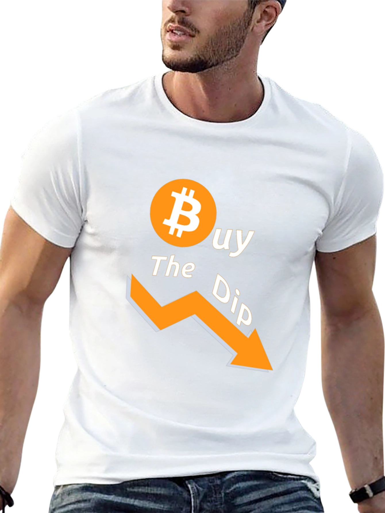 Buy the Dip Bitcoin Black T-Shirt