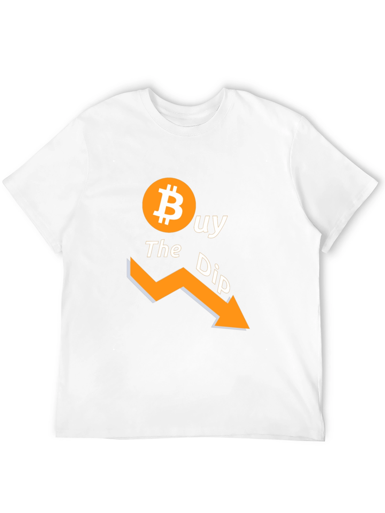 Buy the Dip Bitcoin Black T-Shirt