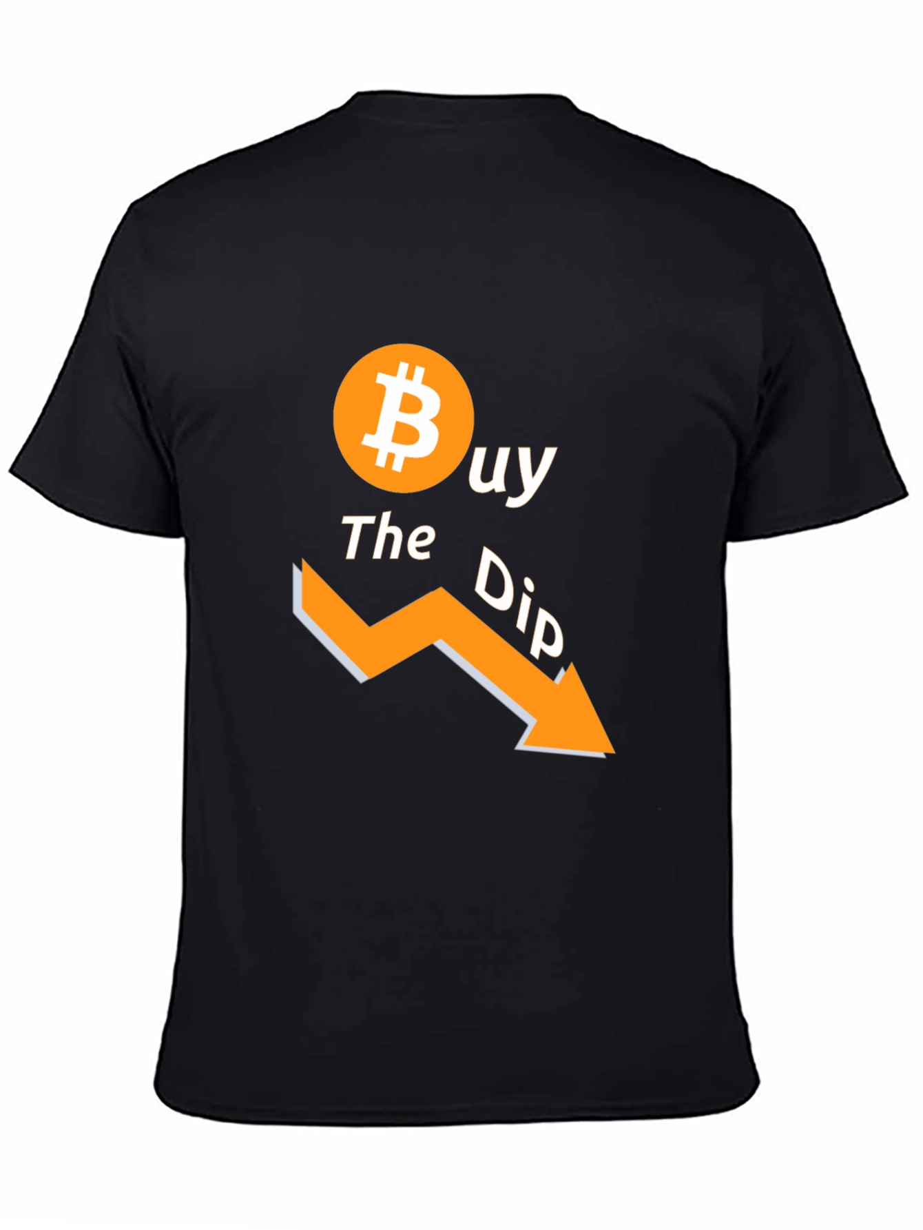 Buy the Dip Bitcoin Black T-Shirt