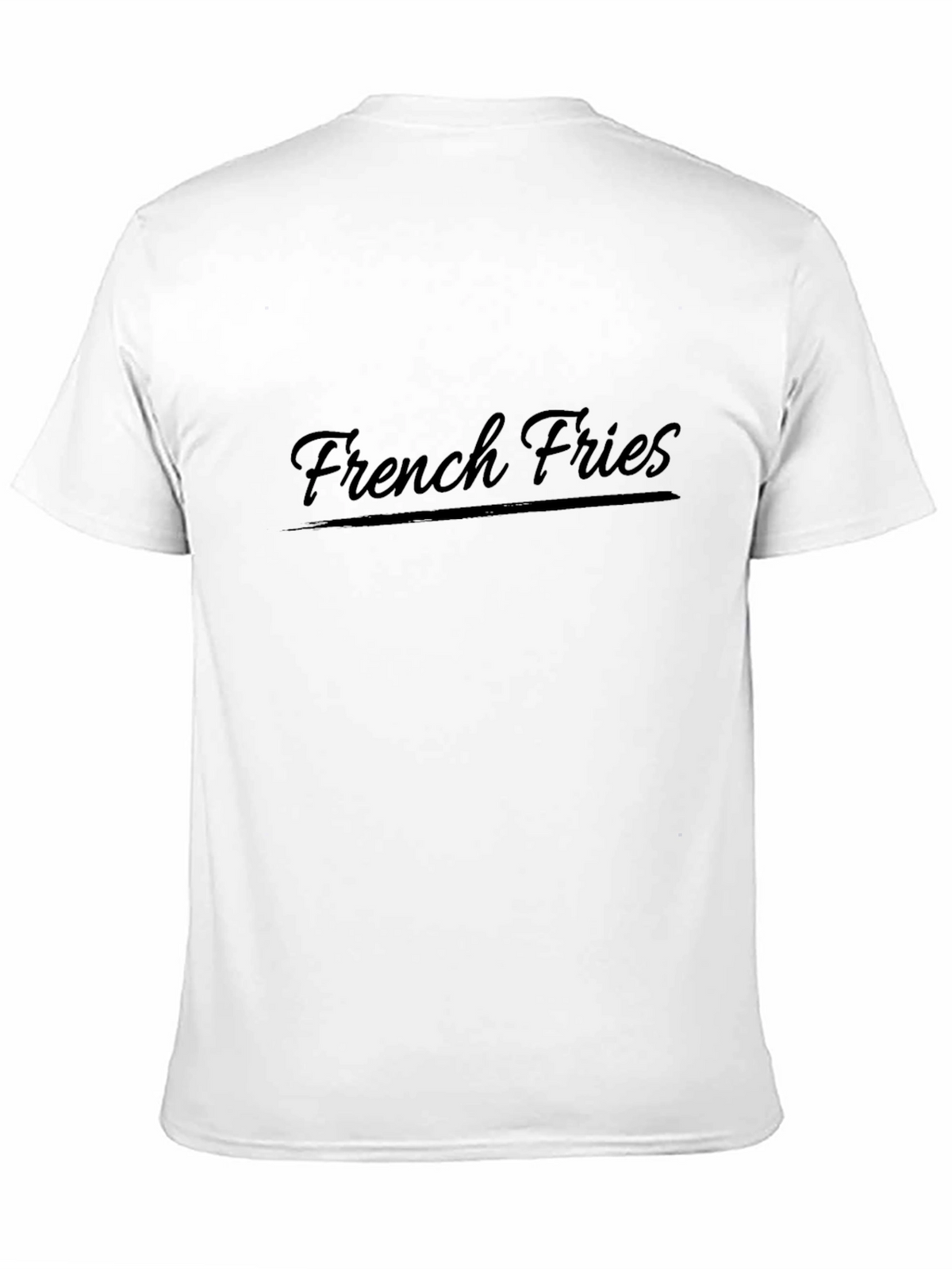 French Fries Black T-Shirt - Casual Comfort