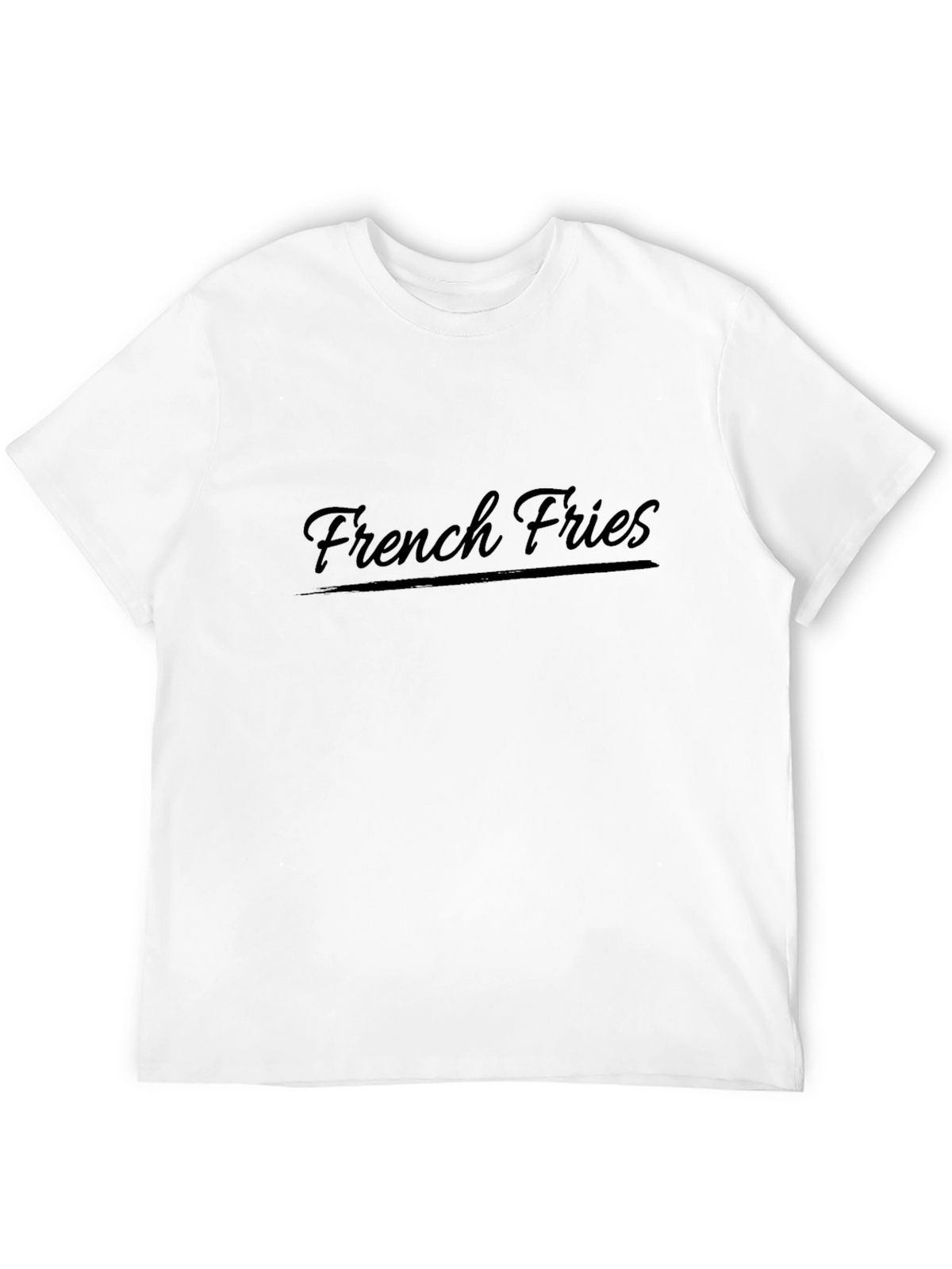 French Fries Black T-Shirt - Casual Comfort