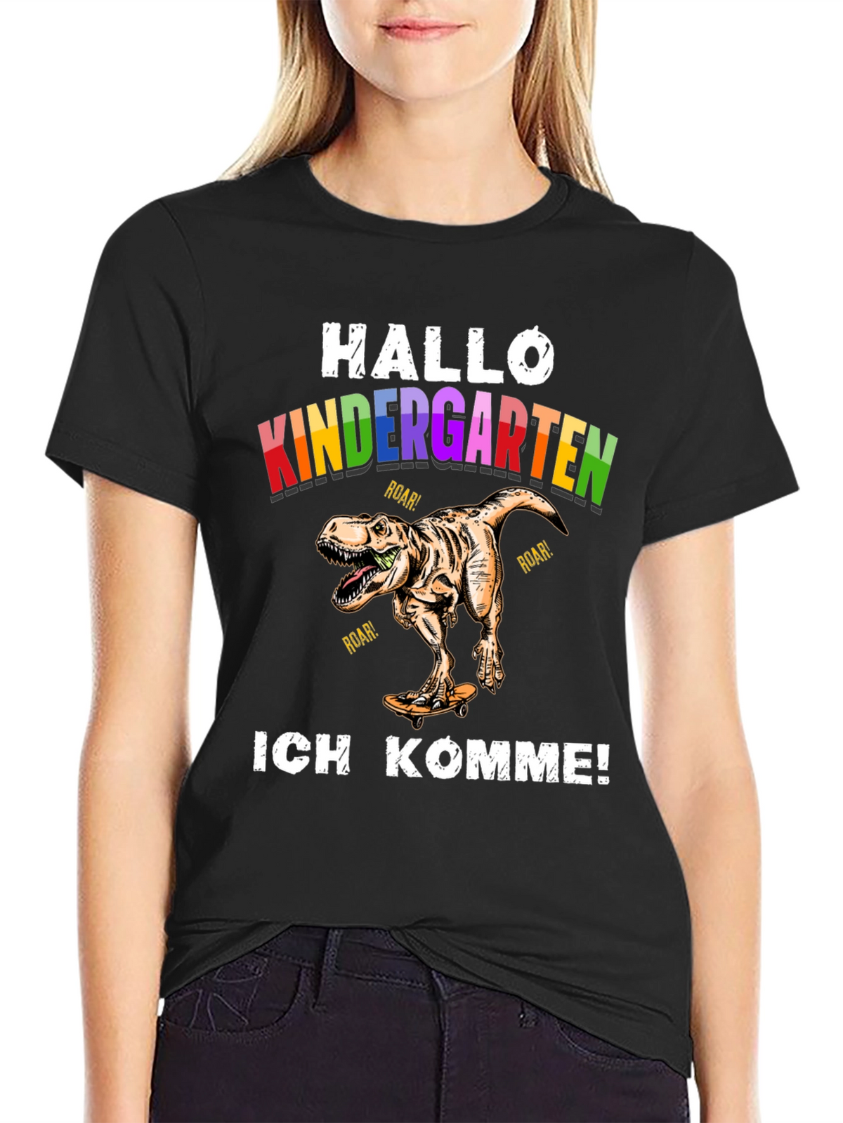 Hallo Kindergarten Dinosaur T-Shirt