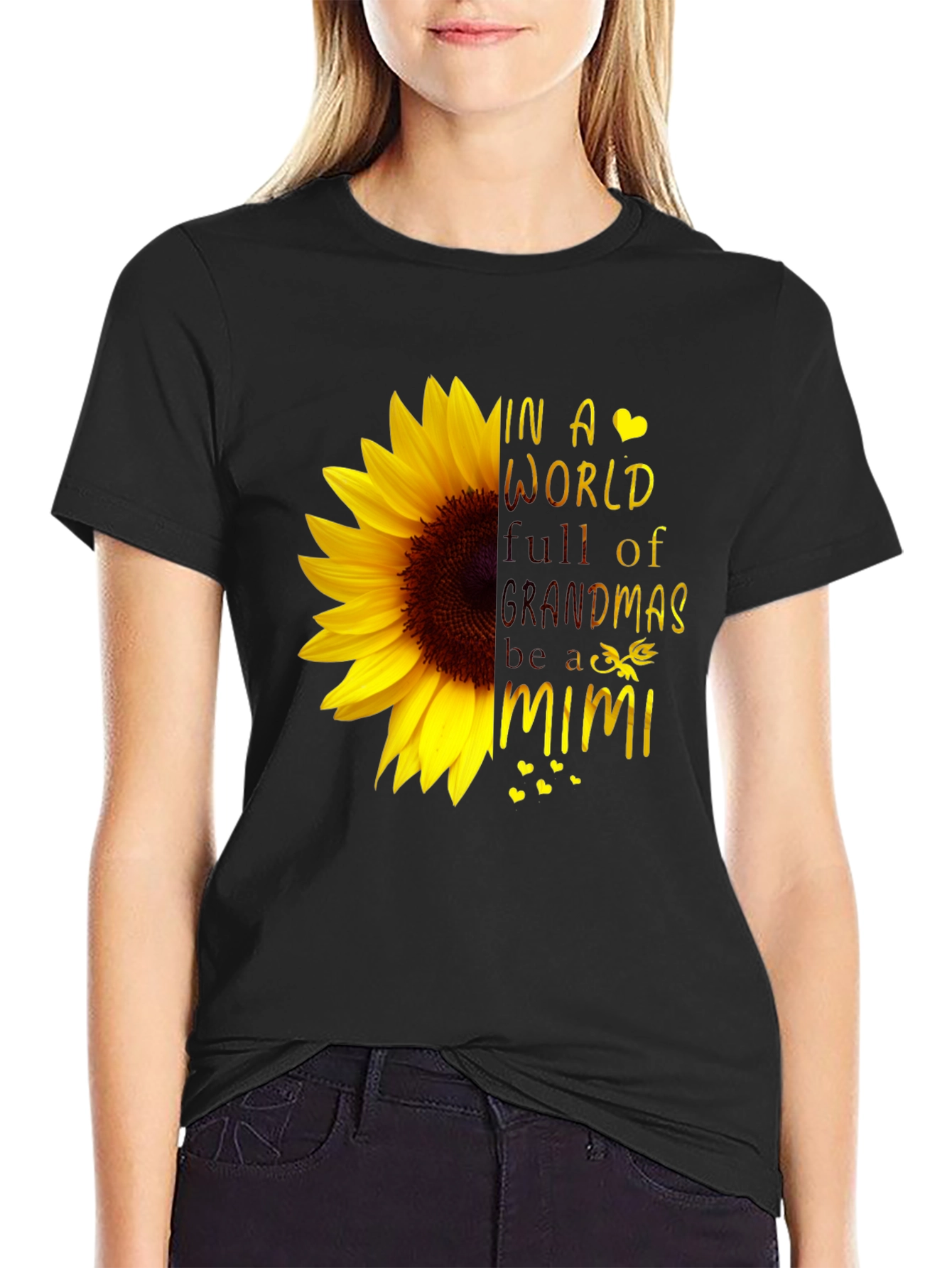 Sunflower Mimi T-Shirt - Grandmas Tee