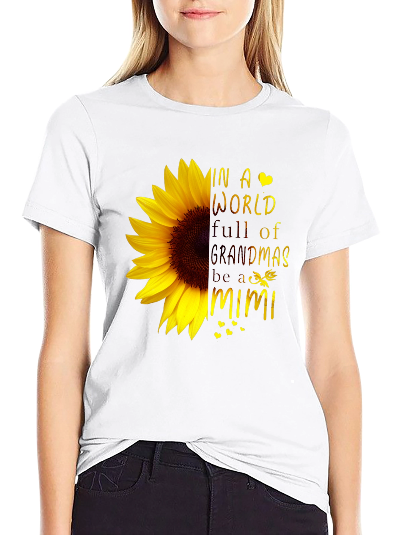 Sunflower Mimi T-Shirt - Grandmas Tee
