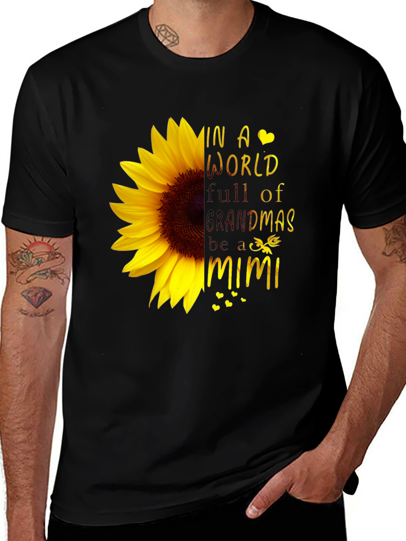 Sunflower Mimi T-Shirt - Grandmas Tee