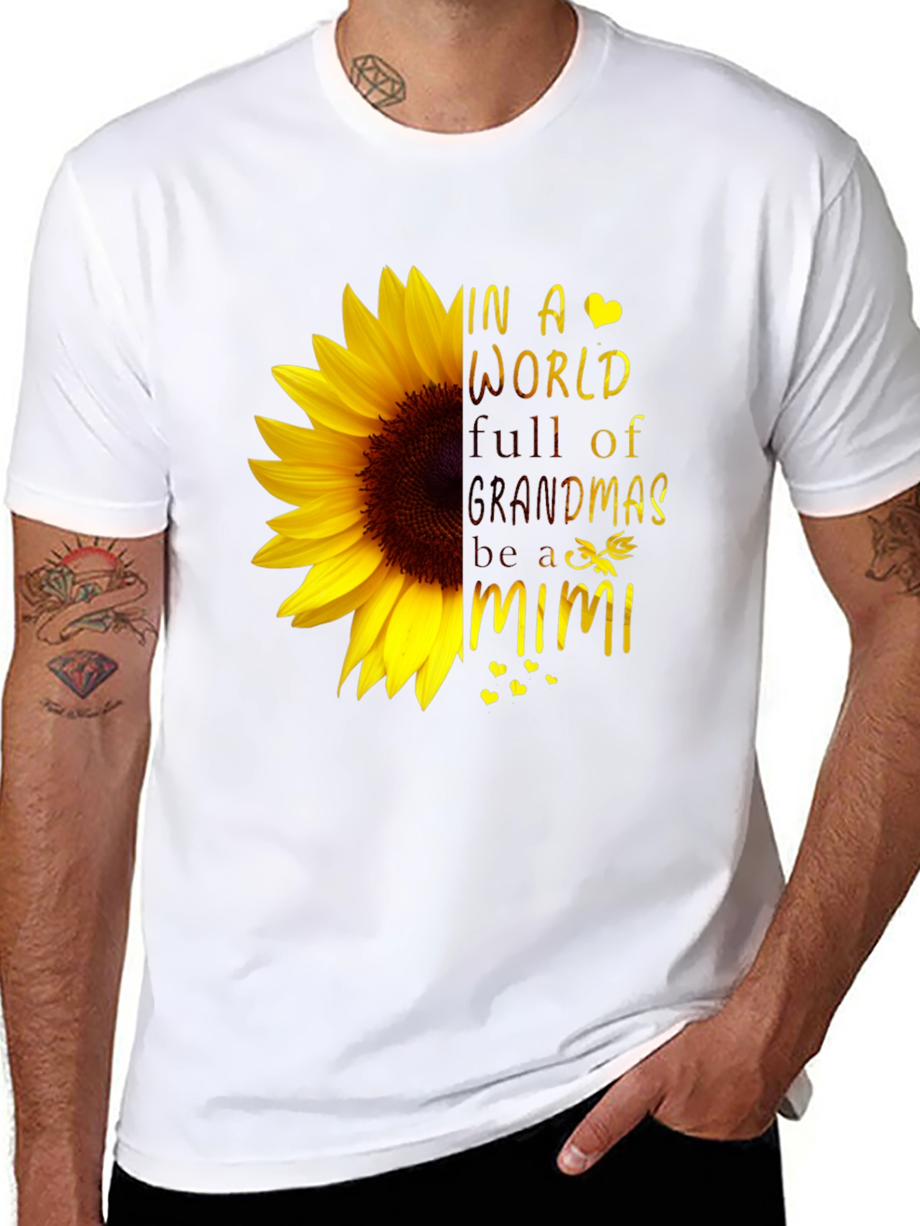 Sunflower Mimi T-Shirt - Grandmas Tee