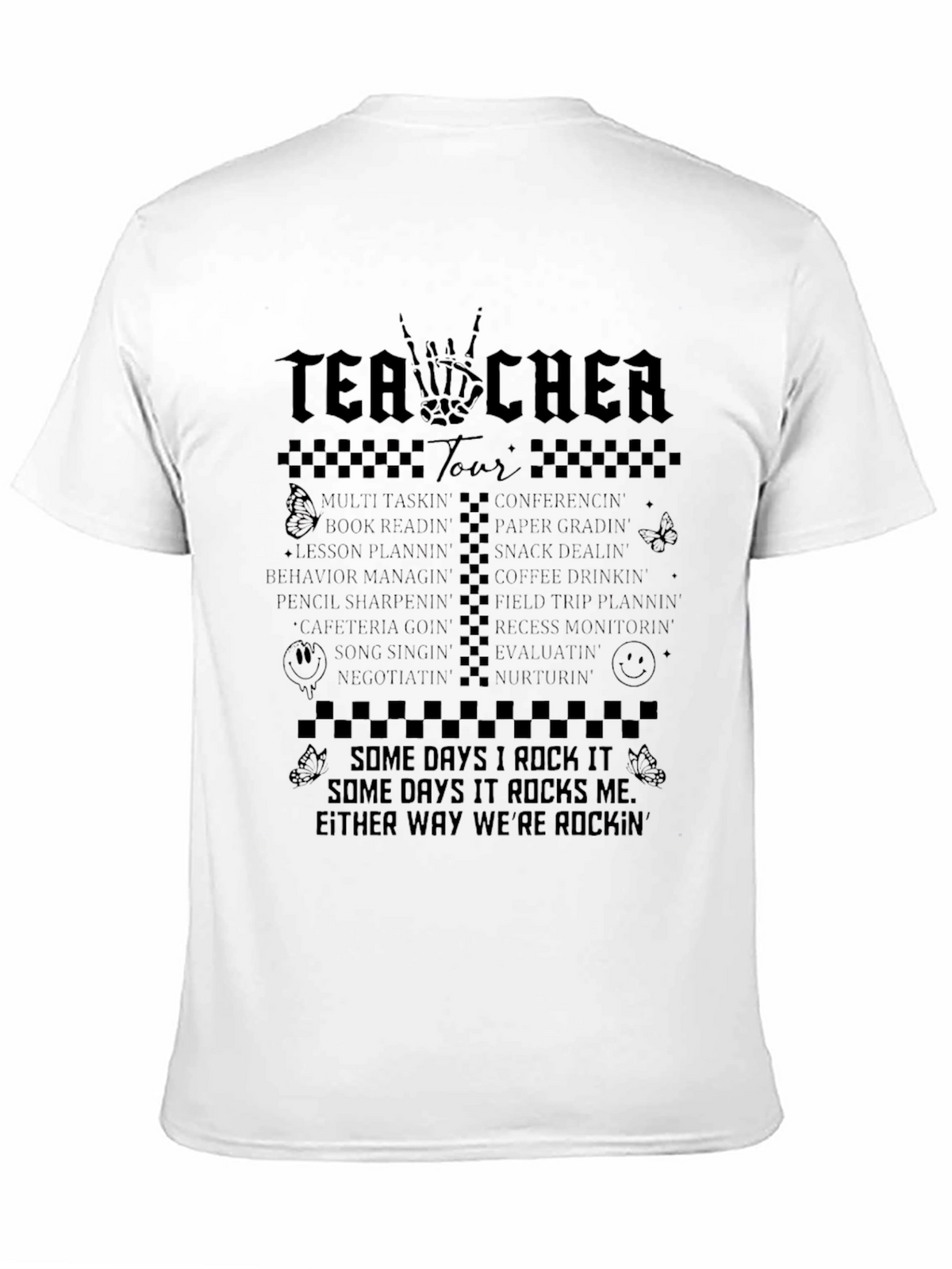 Teacher Tour T-Shirt - Rockin Educator Tee