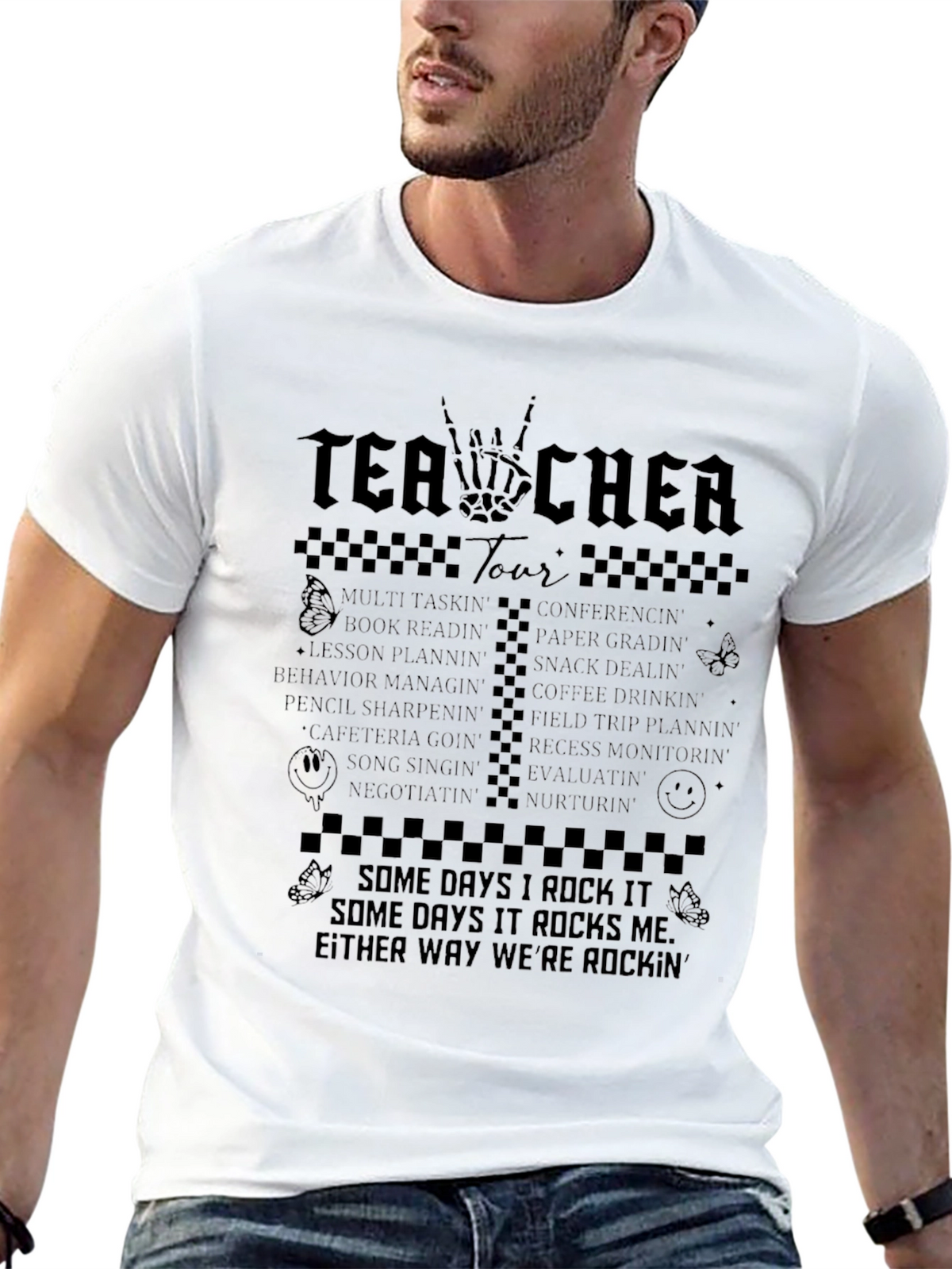 Teacher Tour T-Shirt - Rockin Educator Tee