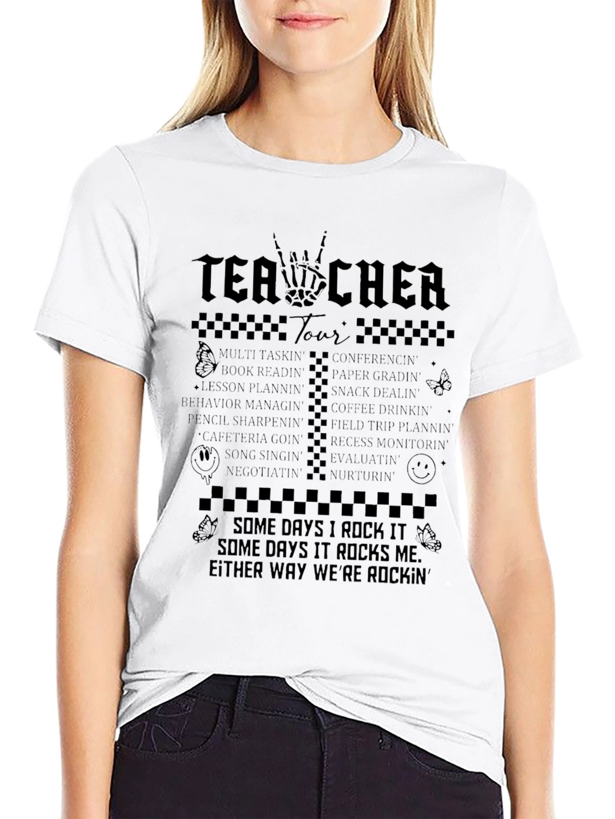 Teacher Tour T-Shirt - Rockin Educator Tee