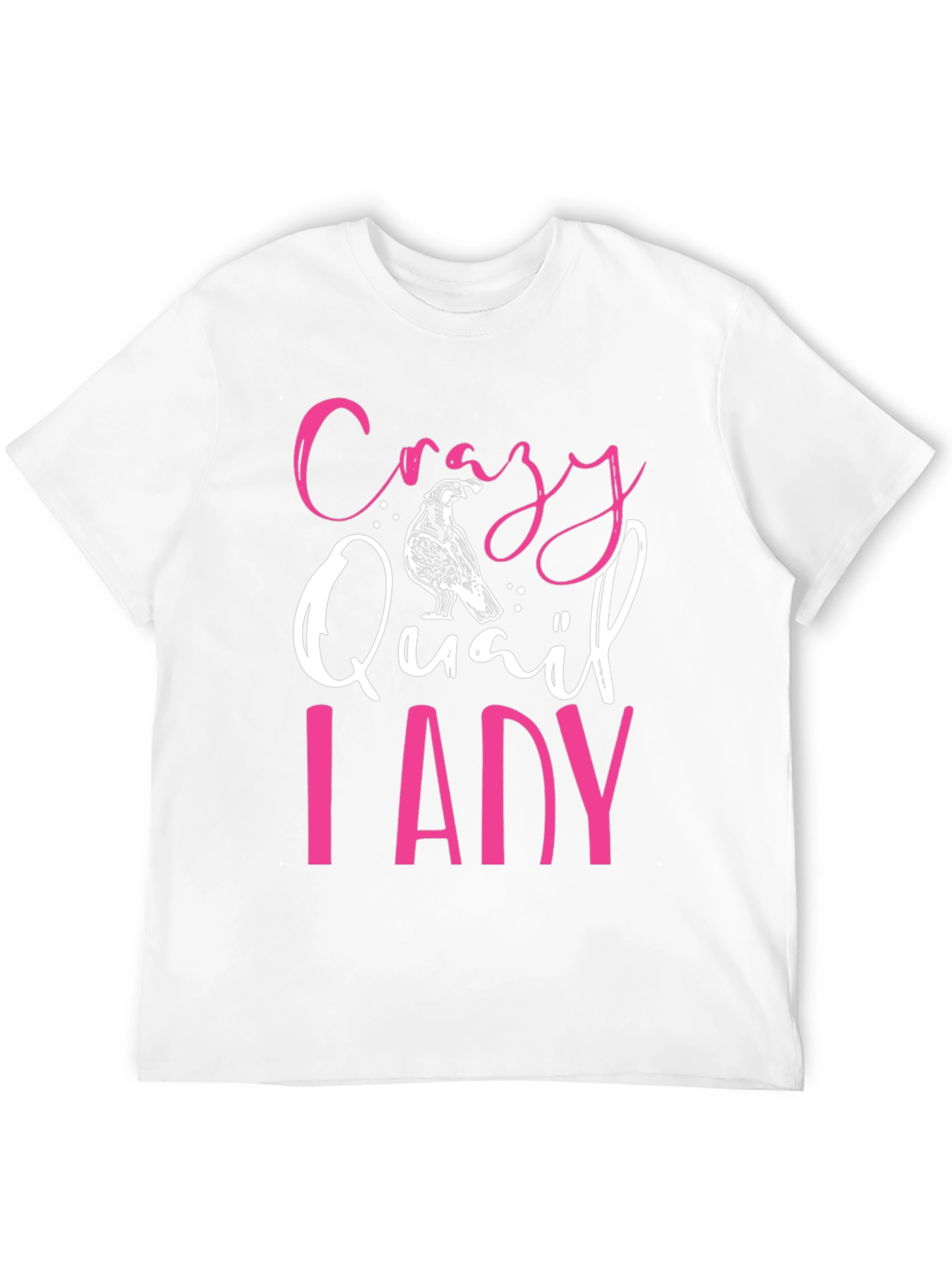Crazy Quail Lady Graphic Tee - Black T-Shirt