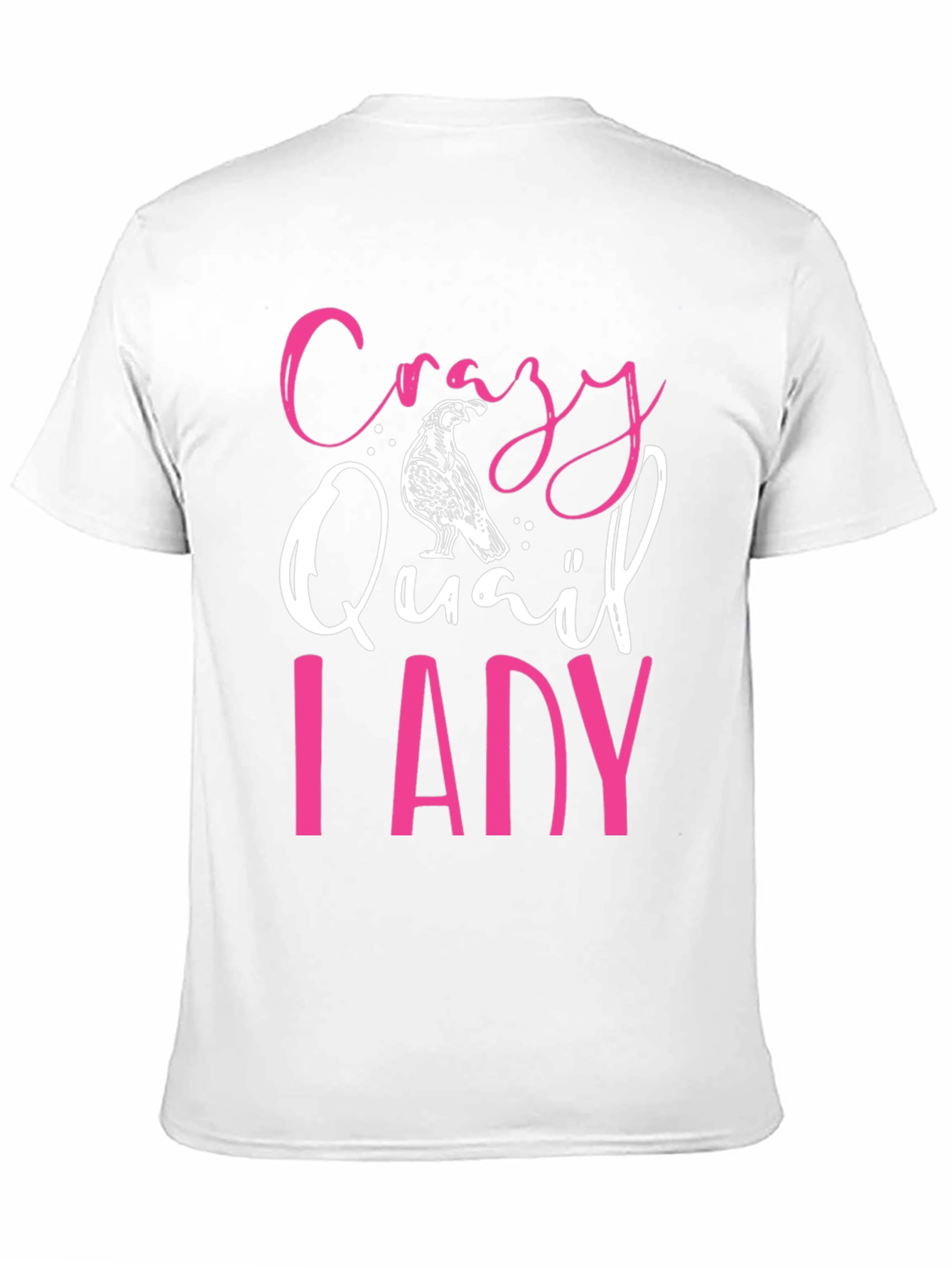 Crazy Quail Lady Graphic Tee - Black T-Shirt