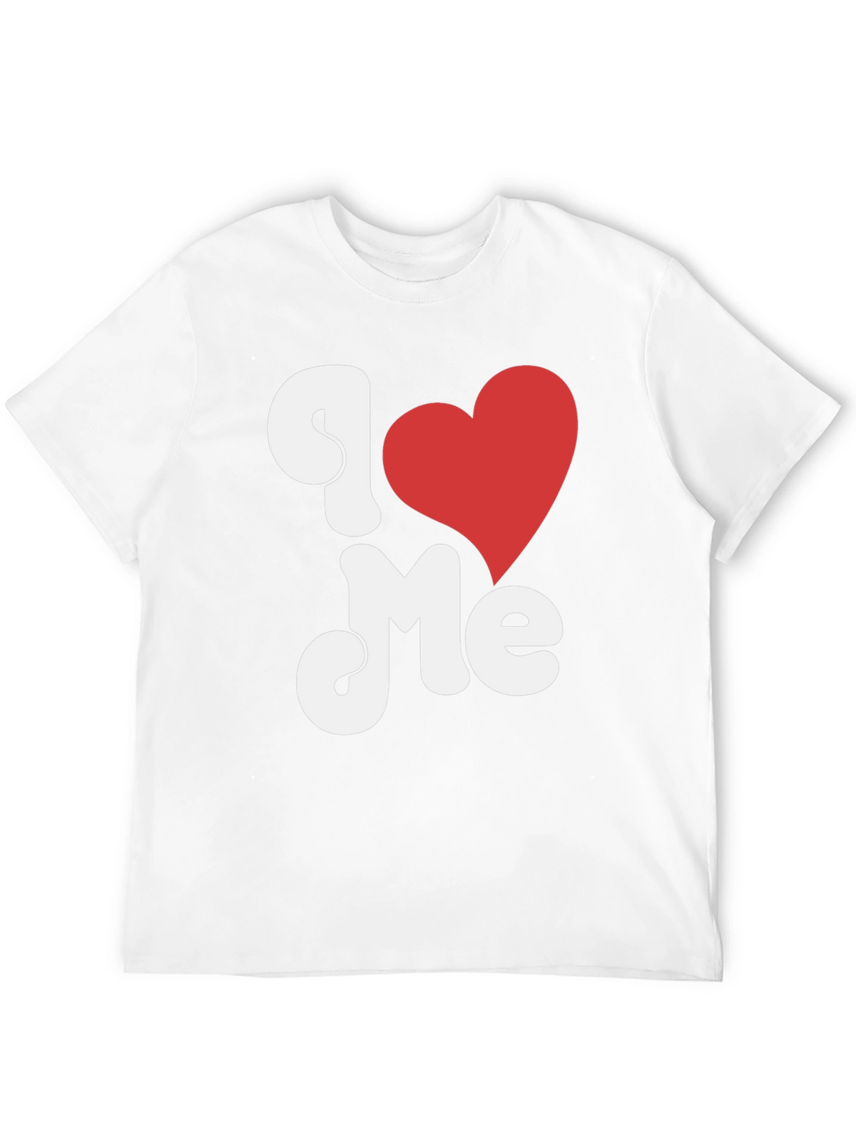 I Heart Me Black Graphic Tee