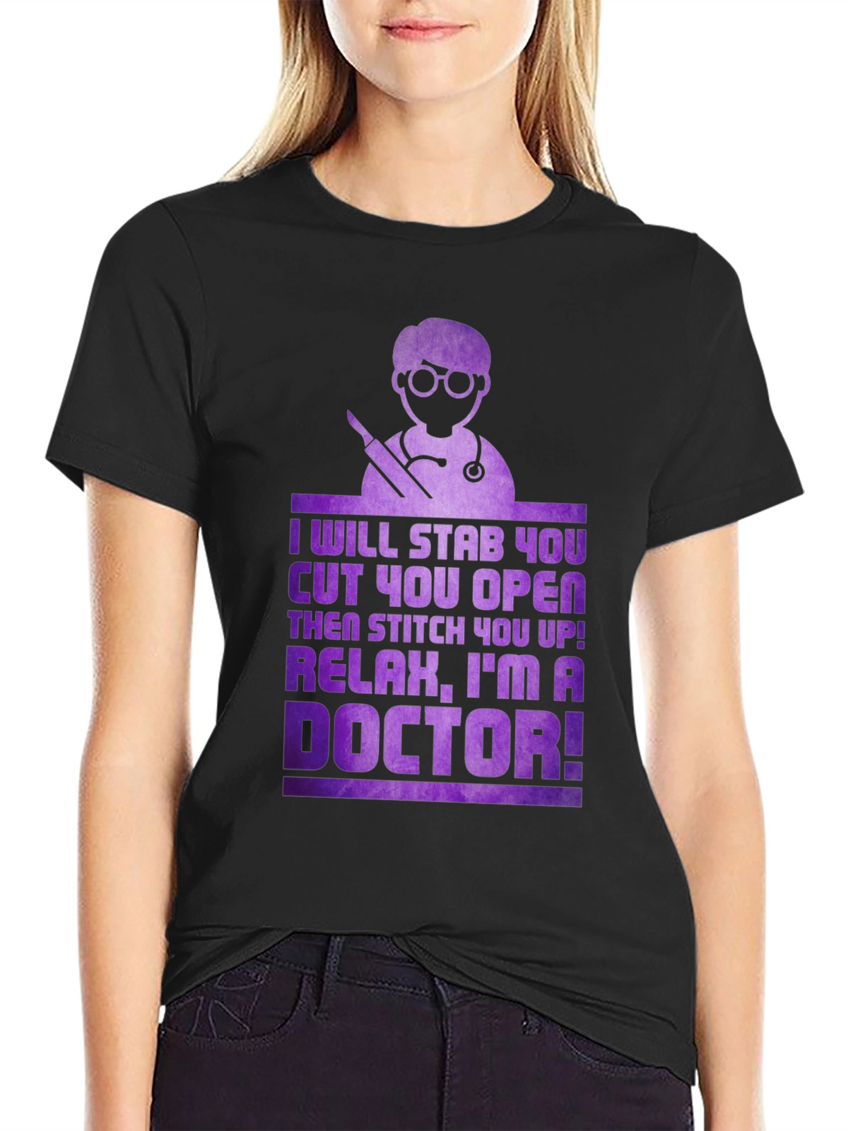 Funny Doctor T-Shirt - Ill Stab You!