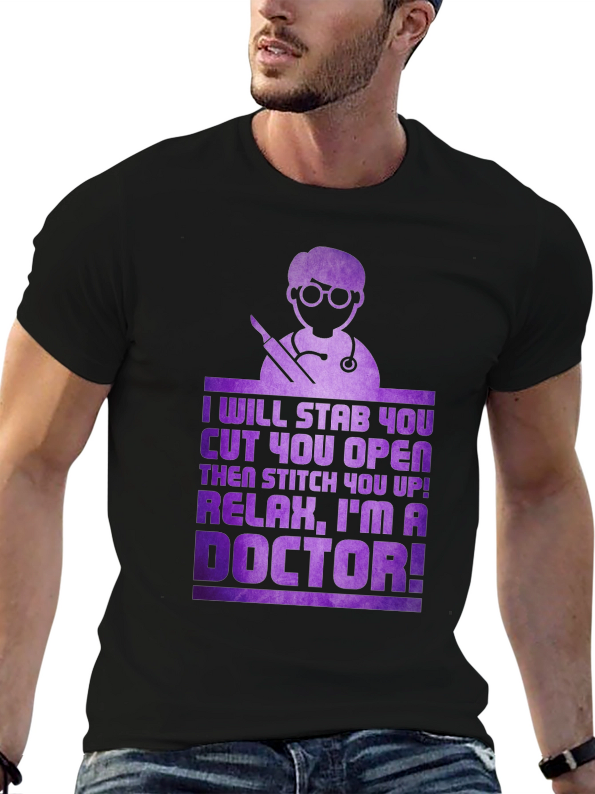 Funny Doctor T-Shirt - Ill Stab You!