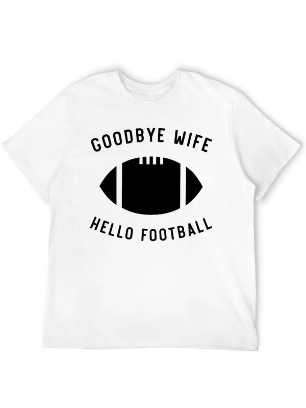 Goodbye Wife Hello Football Graphic Tee