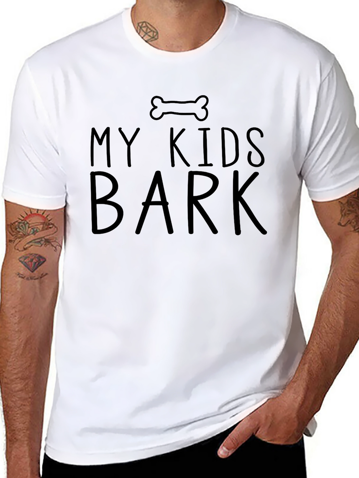 My Kids Bark T-Shirt - Dog Lover Tee