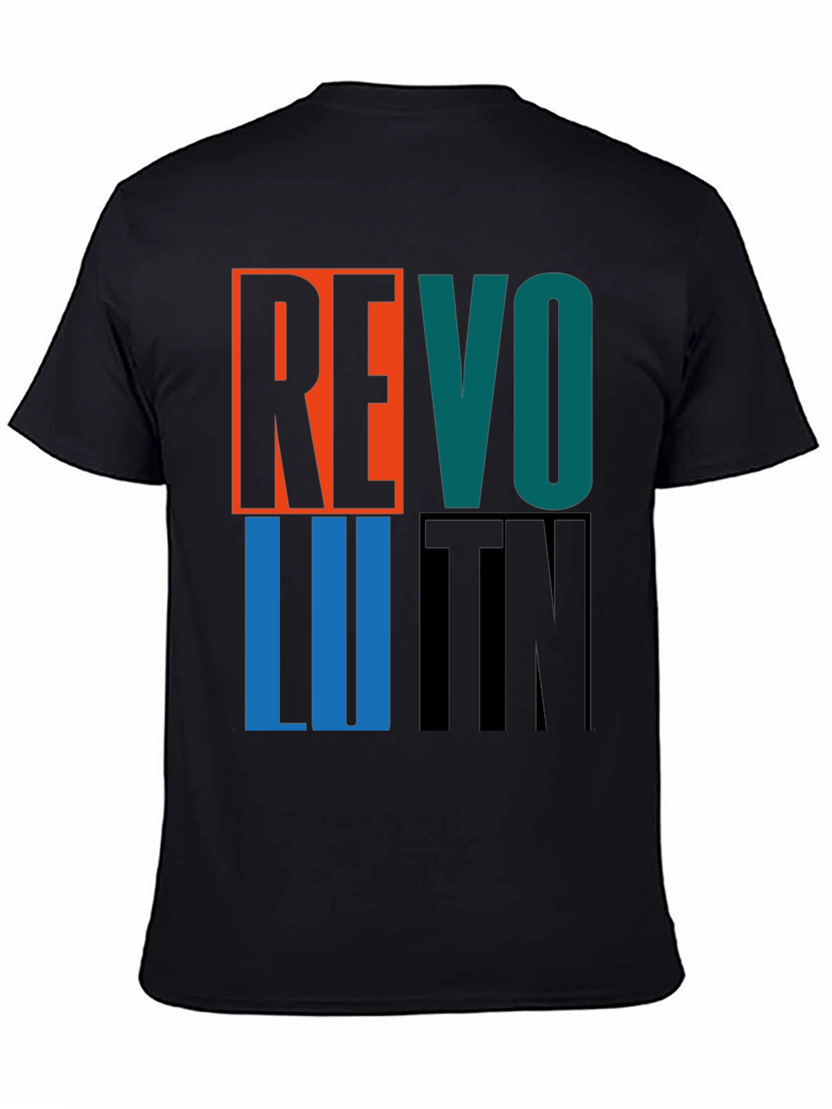 Revolution Graphic Print Crew Neck T-Shirt