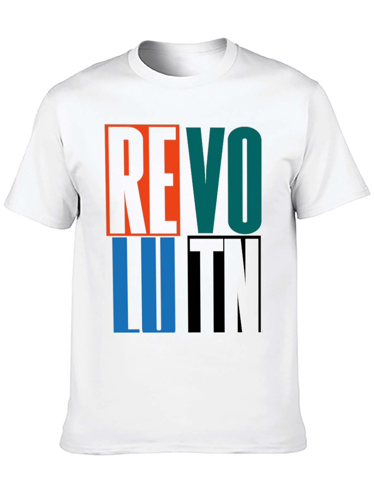 Revolution Graphic Print Crew Neck T-Shirt