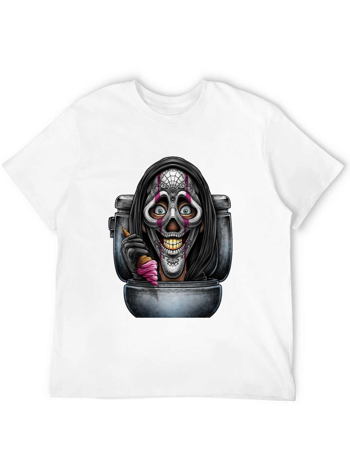 Grim Reaper Toilet Humor T-Shirt