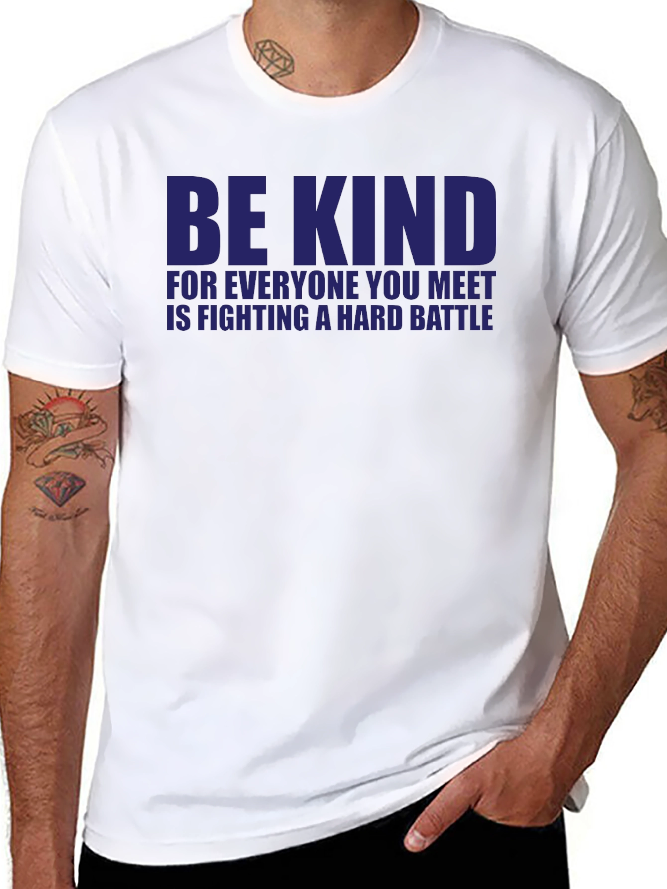 Be Kind Black Graphic Tee Shirt