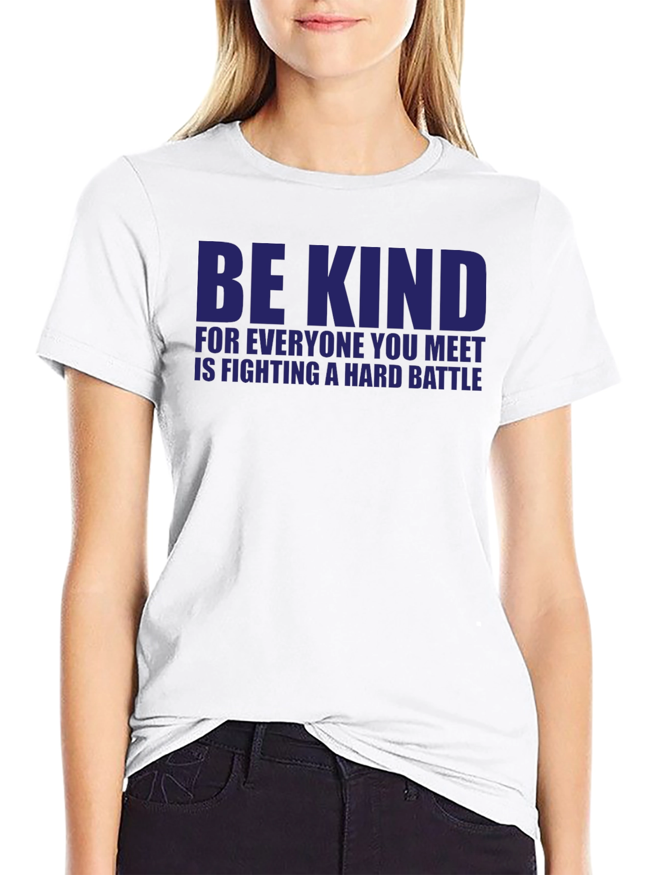 Be Kind Black Graphic Tee Shirt