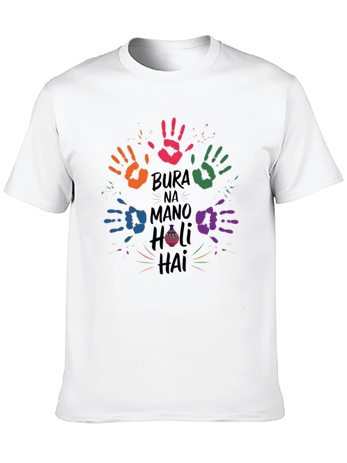 Holi T-Shirt - Bura Na Mano Holi Hai
