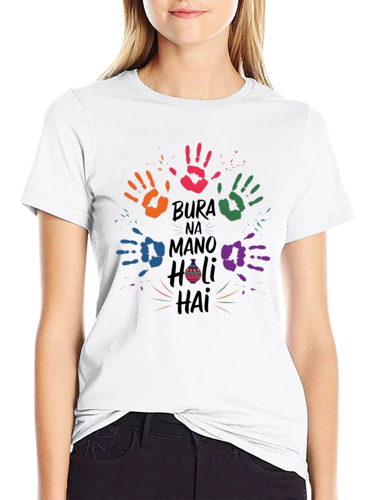 Holi T-Shirt - Bura Na Mano Holi Hai