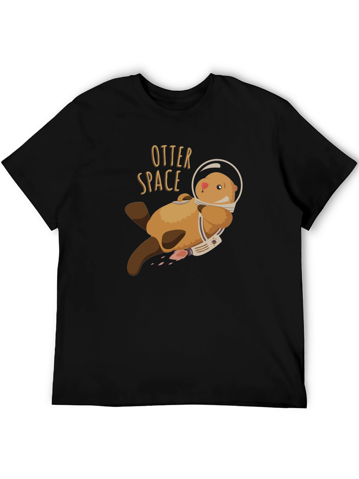 Otter Space T-Shirt - Cute Astronaut Animal Tee