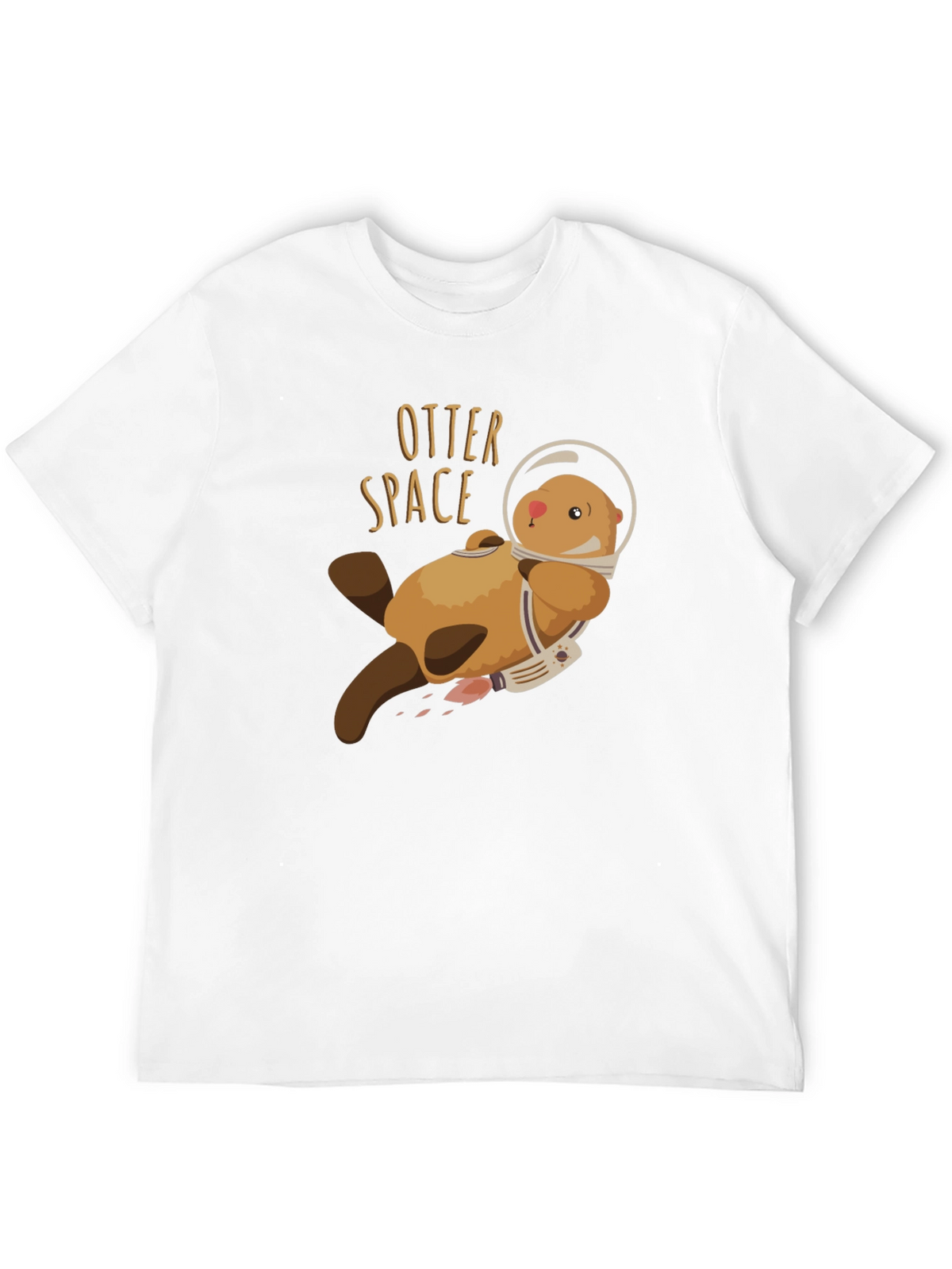 Otter Space T-Shirt - Cute Astronaut Animal Tee