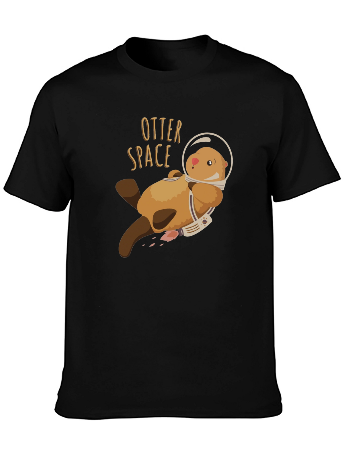 Otter Space T-Shirt - Cute Astronaut Animal Tee