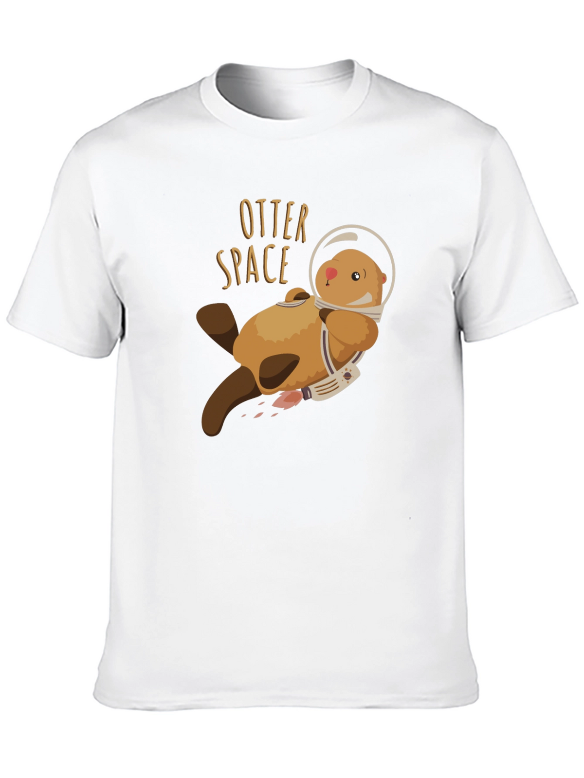 Otter Space T-Shirt - Cute Astronaut Animal Tee