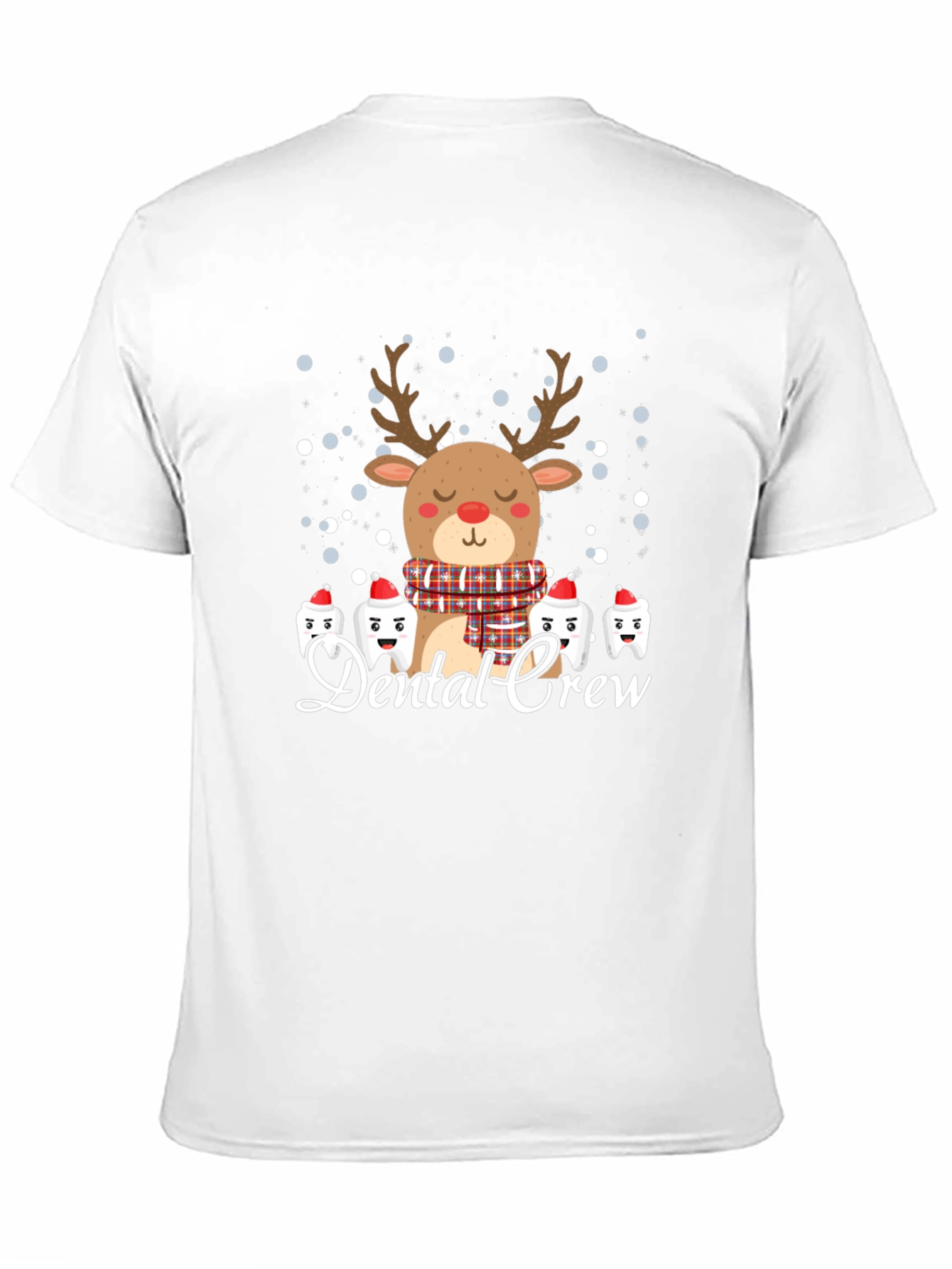 Dental Crew Christmas Reindeer Graphic Tee