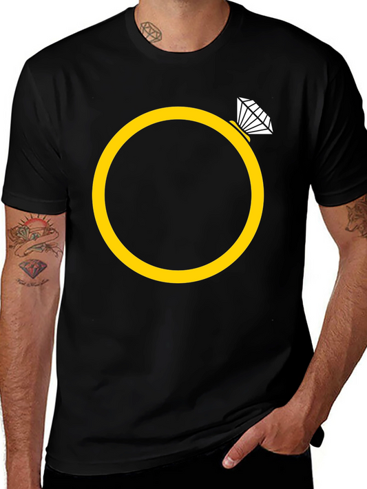 Engagement Ring Graphic Tee - Love is in the Air!