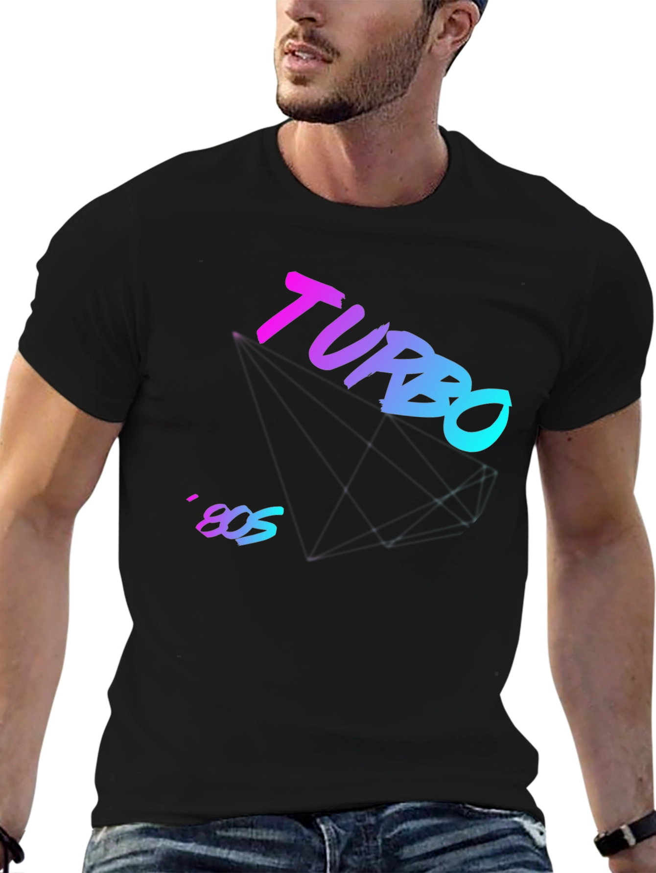 Turbo 80s Style Graphic Tee - Retro Vibe