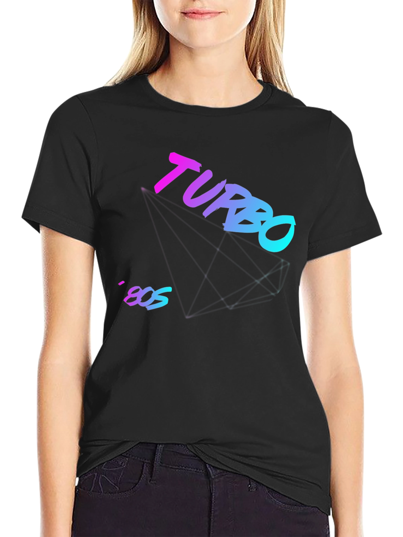 Turbo 80s Style Graphic Tee - Retro Vibe