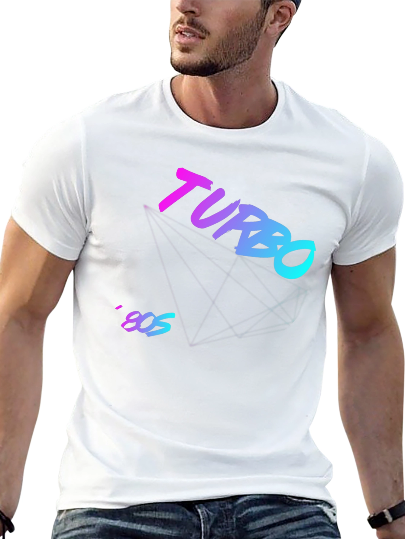 Turbo 80s Style Graphic Tee - Retro Vibe