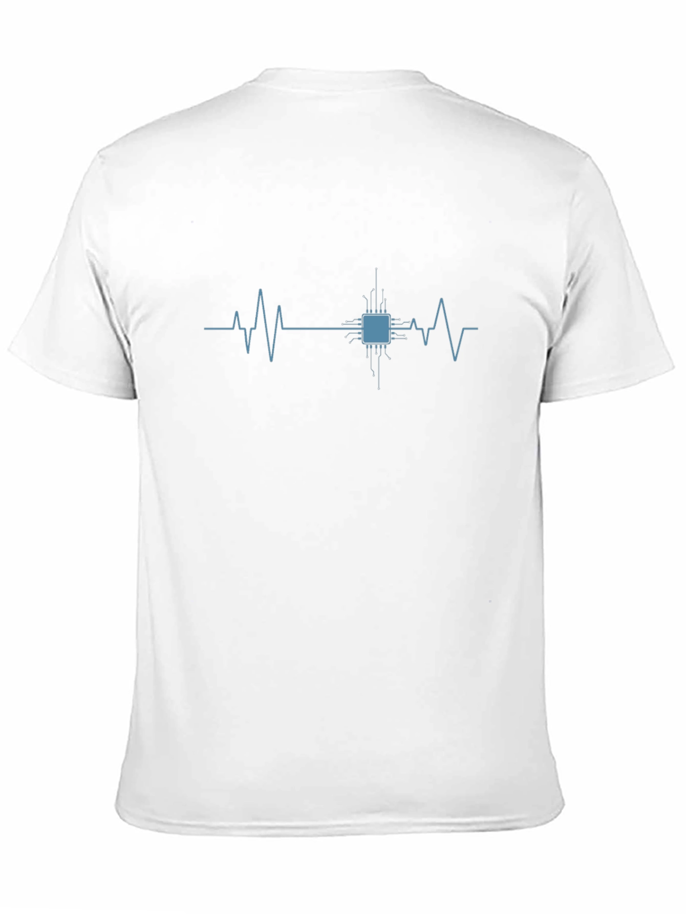 Circuit Heartbeat T-Shirt - Tech Enthusiast Style