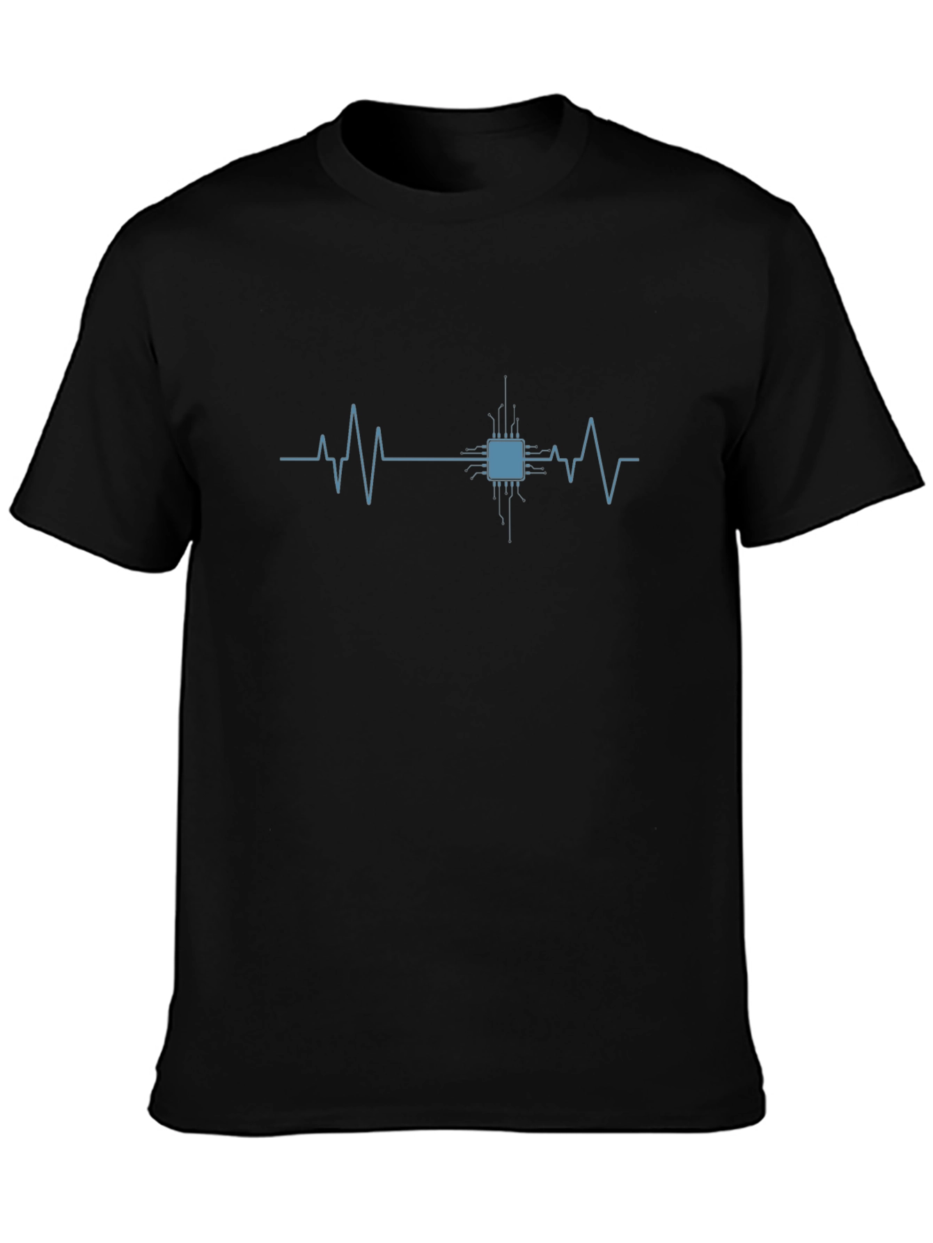 Circuit Heartbeat T-Shirt - Tech Enthusiast Style