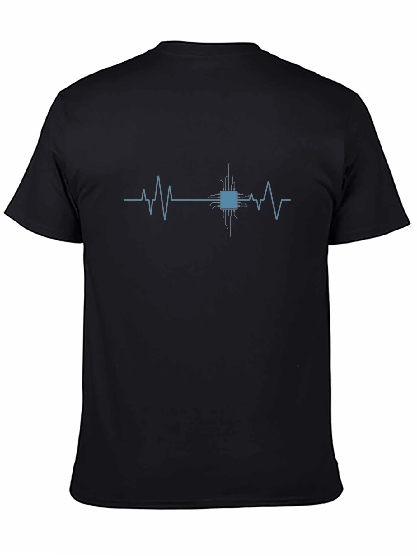 Circuit Heartbeat T-Shirt - Tech Enthusiast Style