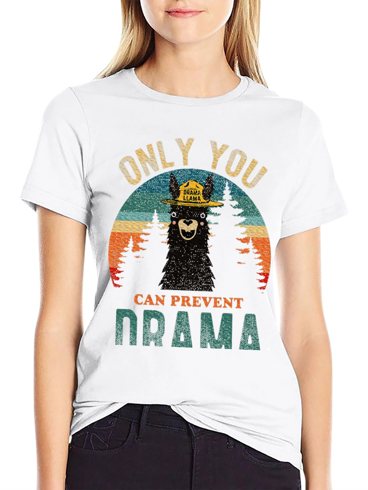 Only You Can Prevent Drama Llama Graphic Tee