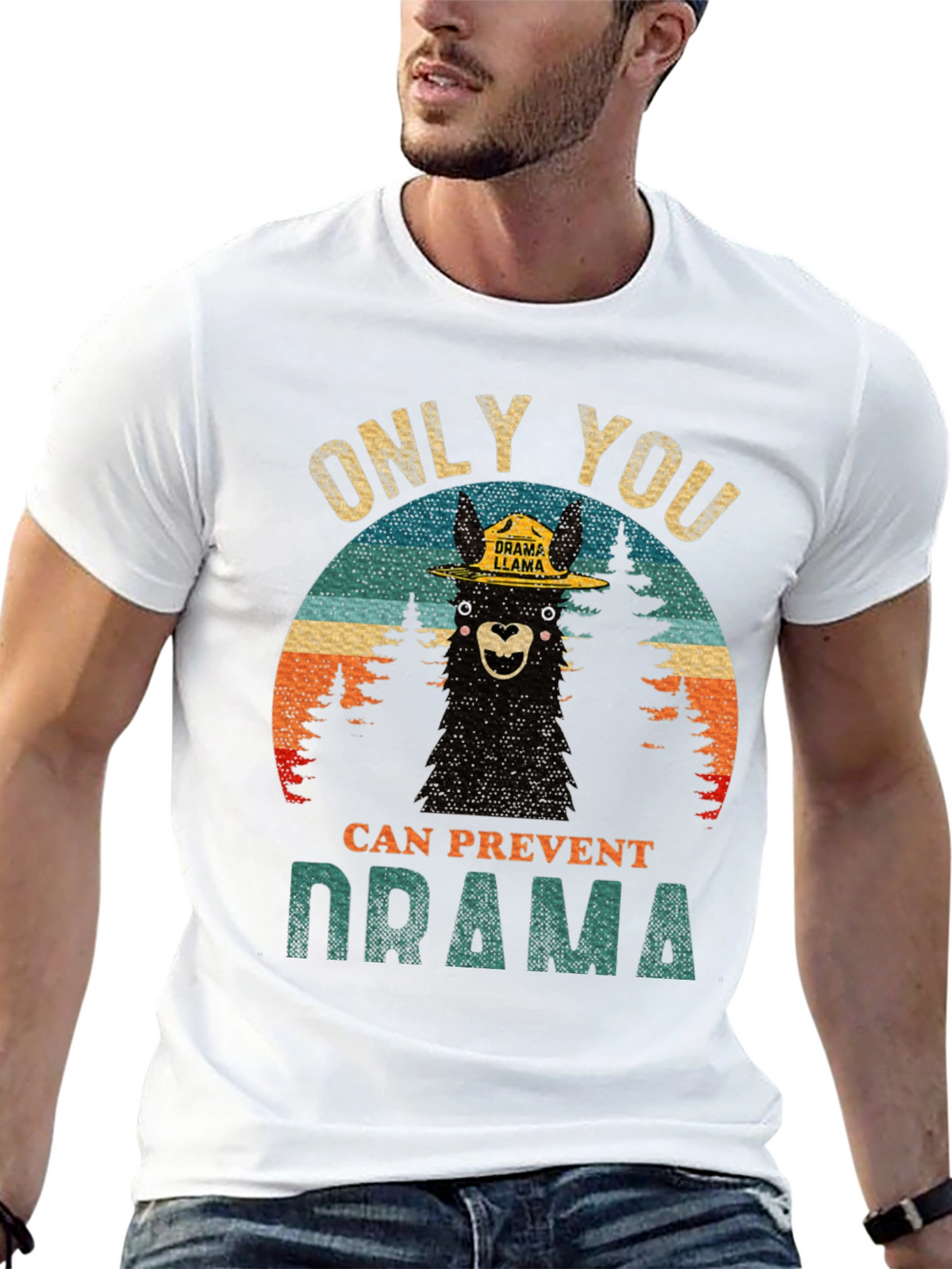 Only You Can Prevent Drama Llama Graphic Tee