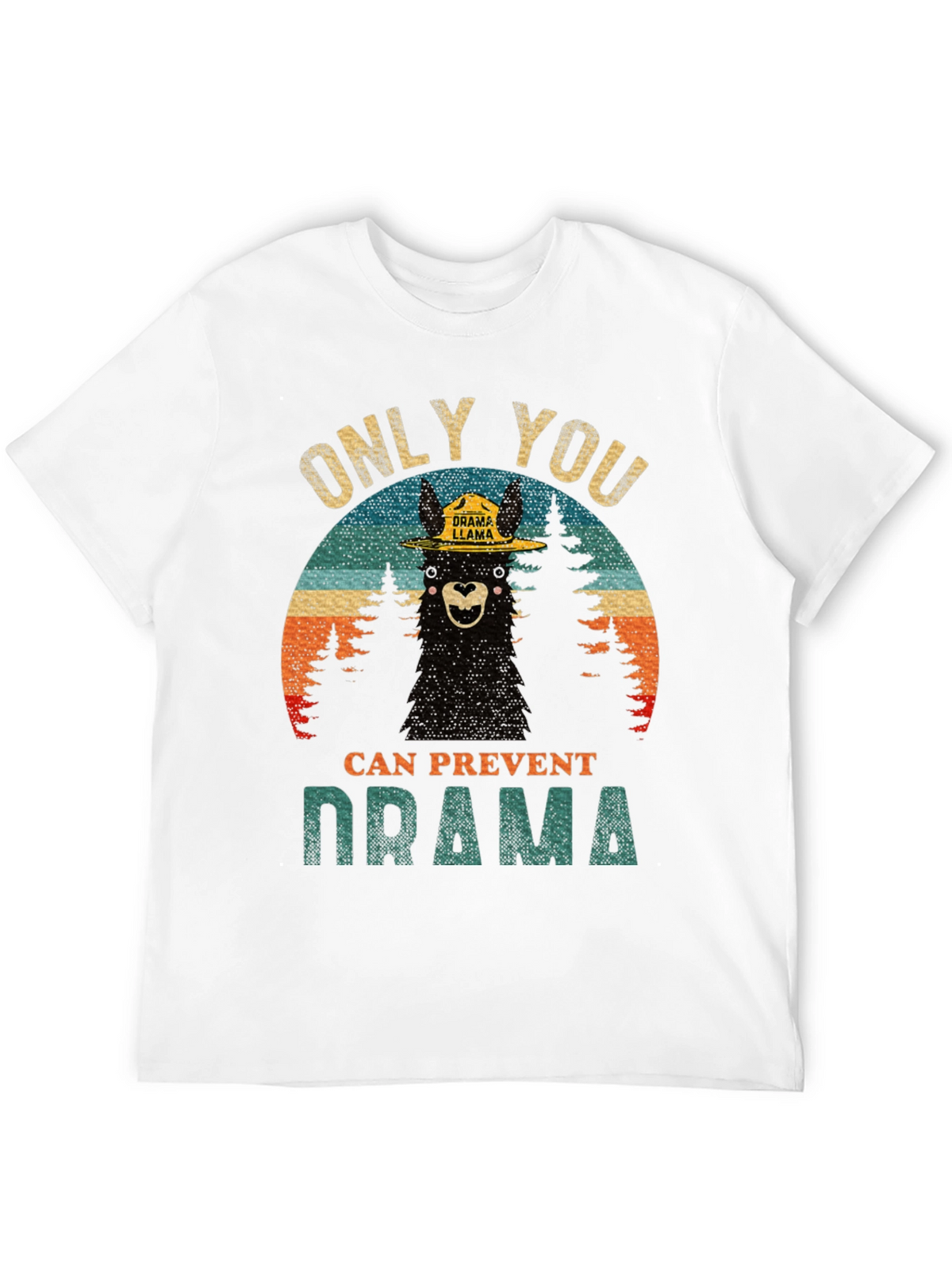 Only You Can Prevent Drama Llama Graphic Tee