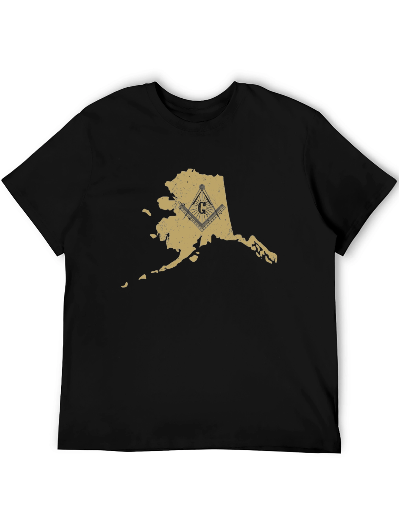 Alaska Masonic Black T-Shirt