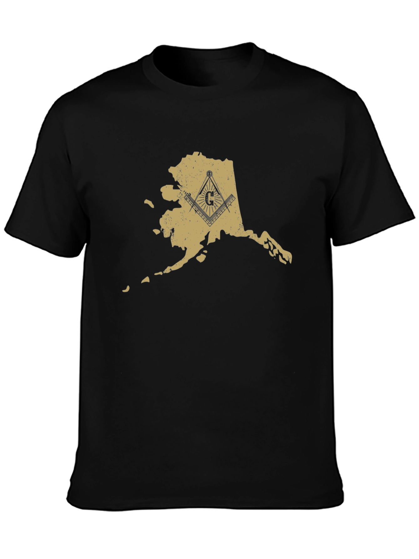 Alaska Masonic Black T-Shirt