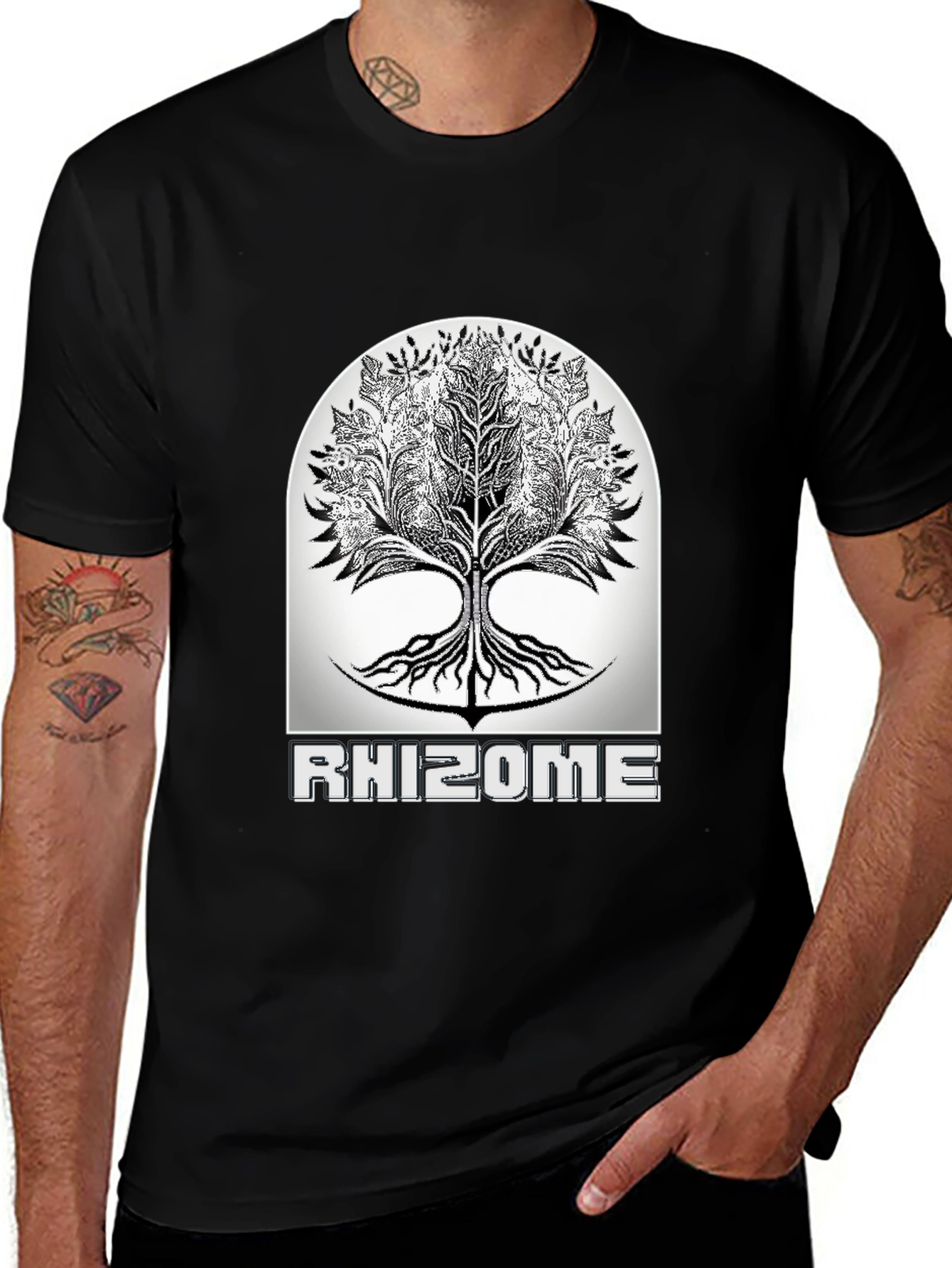 Rhizome Tree Graphic T-Shirt