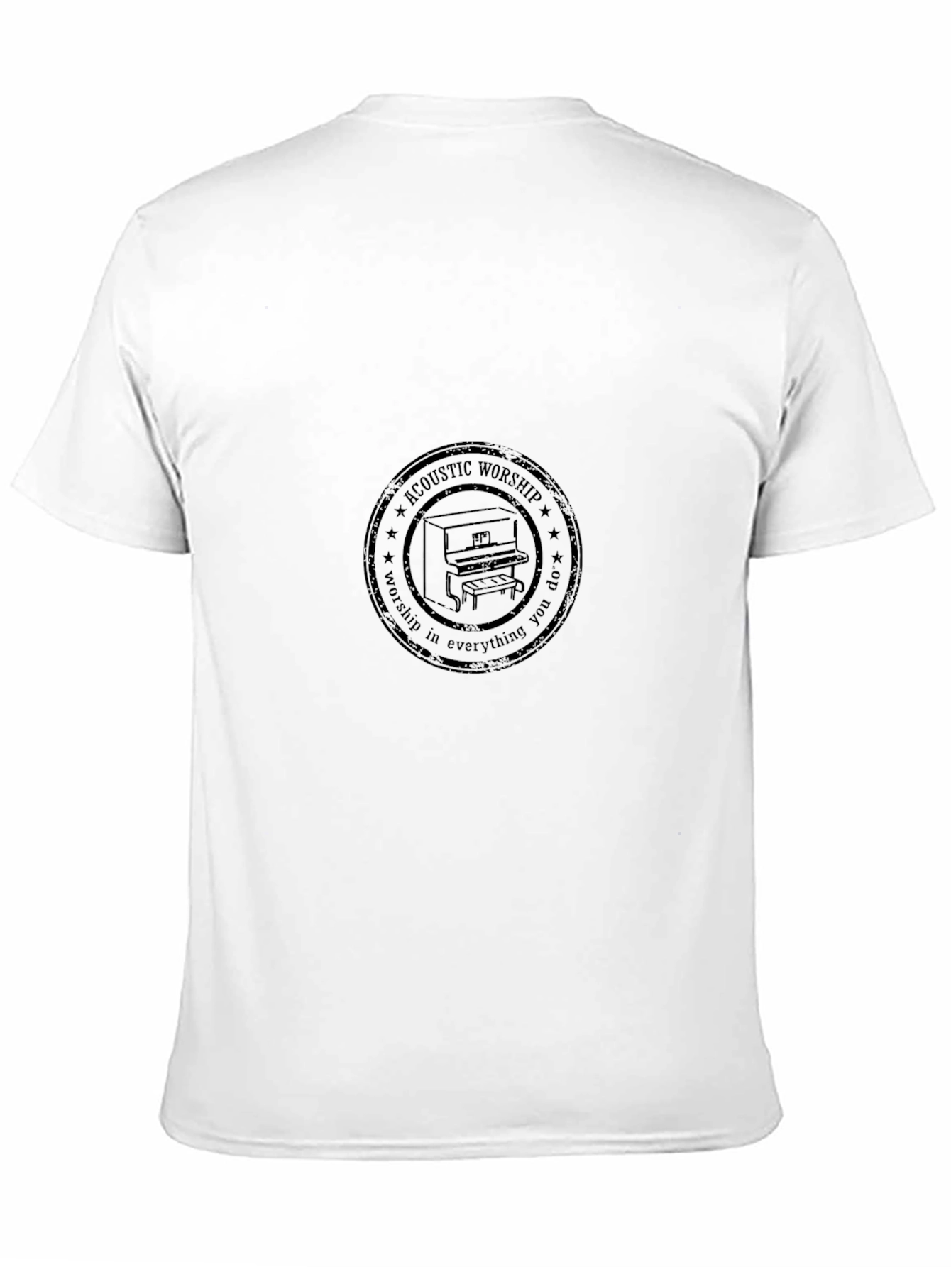 Acoustic Worship Piano Graphic T-Shirt